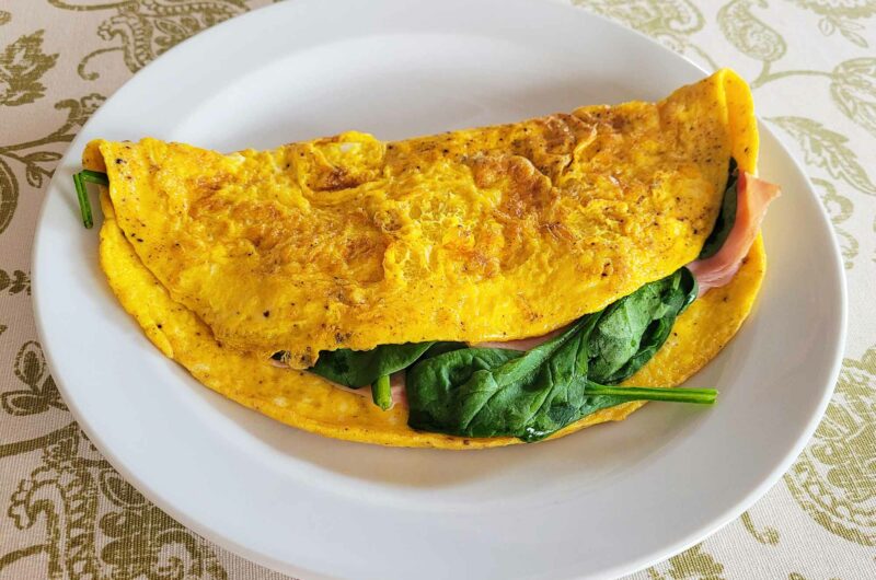 Omlet ze szpinakiem