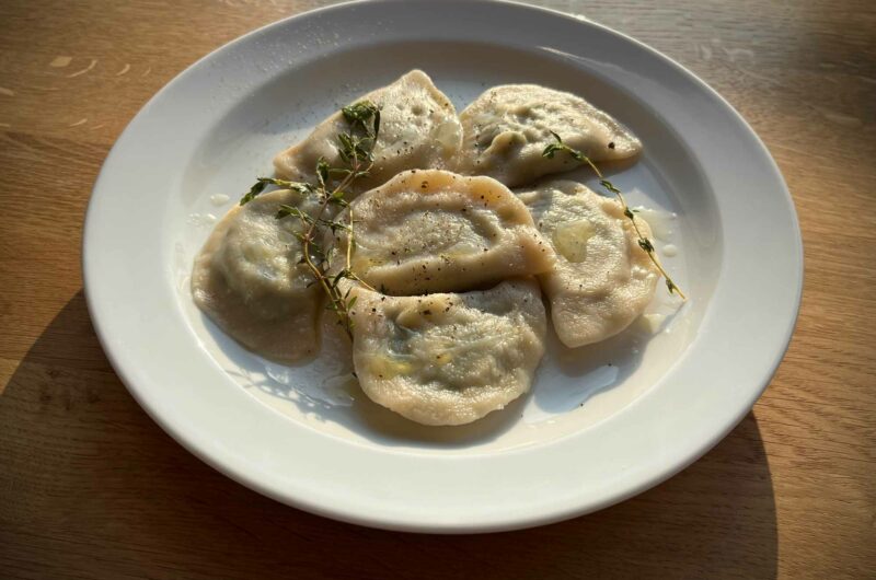 Pierogi ze szpinakiem